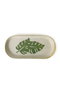 Hermia Juego de Platos de Cerámica Blanco y Verde (2 Piezas) X00023140